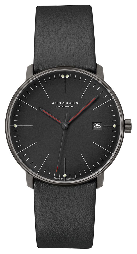 Junghans Max Bill Automatic Bauhaus (38mm) Black Dial / Watch