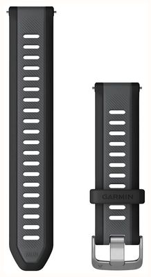 Garmin Schnellverschlussband einzeln (20 mm) schwarz/schiefergrau 010-11251-AG