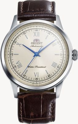 Orient Bambino Automatic (38mm) Cream Dial / Brown Leather Strap RA-BB0003Y30B