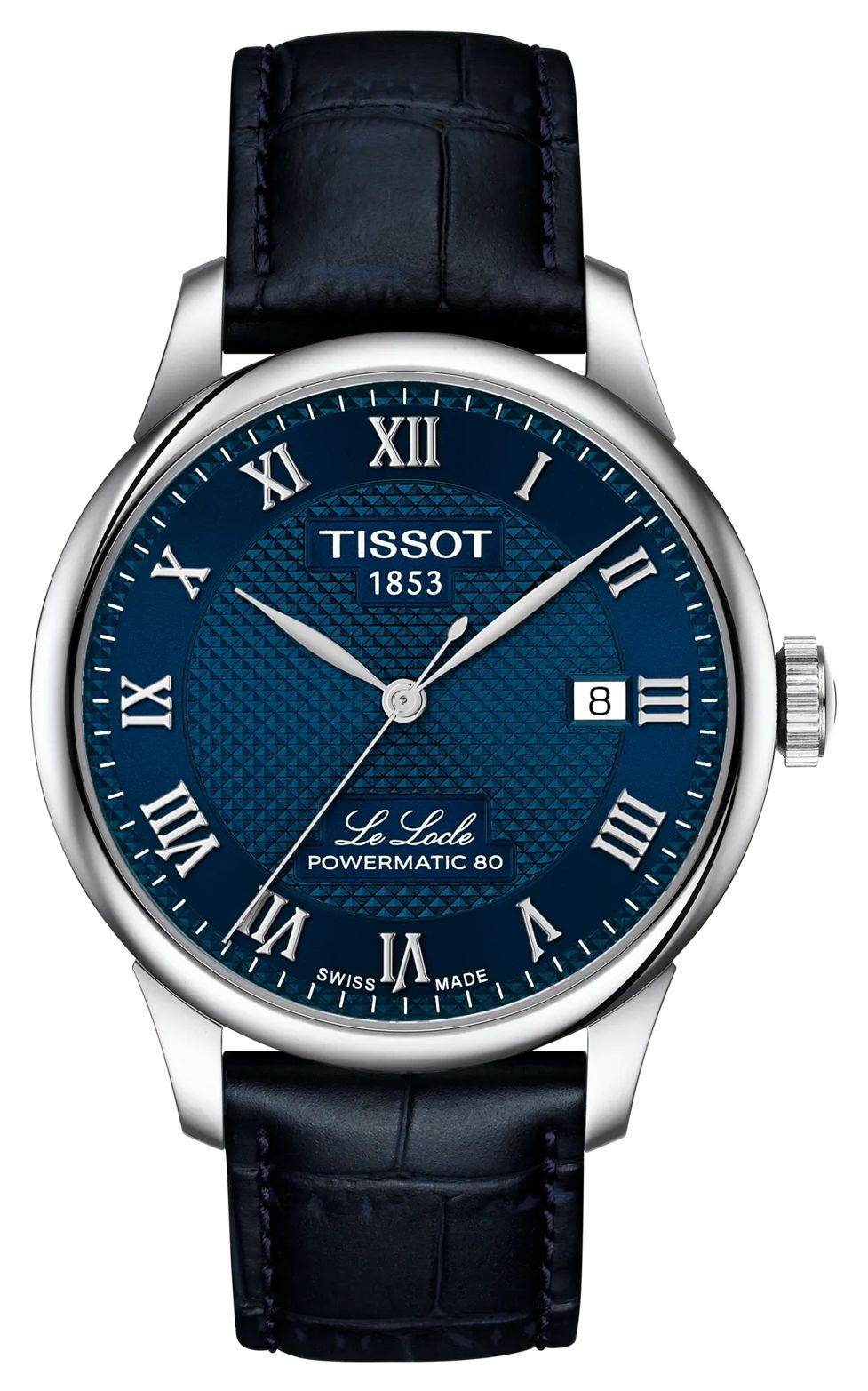 Tissot Le Locle Powermatic 80 (39 mm) blaues Zifferblatt / uhr-image-205342