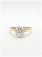 James Moore & Co Pre-Owned 0.92ct Round Brilliant Natural Diamond 18ct Yellow Gold Solitaire Ring J63131