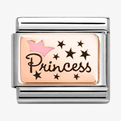 Nomination Classic Crown Rose Gold & Steel Charm 430204/02