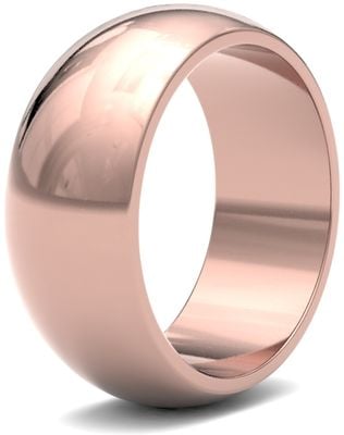 James Moore & Co | 9ct 玫瑰金 | 8毫米 | 中号 | D 型 | ag_8lmd-9r AG_8LMD-9R