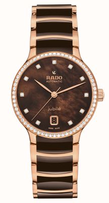 RADO Centrix Diamonds Quartz (39.5mm) Black Dial / Black High-Tech