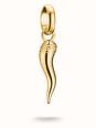 Thomas Sabo THOMAS SABO Charm Club Connect 18ct Yellow Gold-Plated Cornicello Charm CC1328-M01-39
