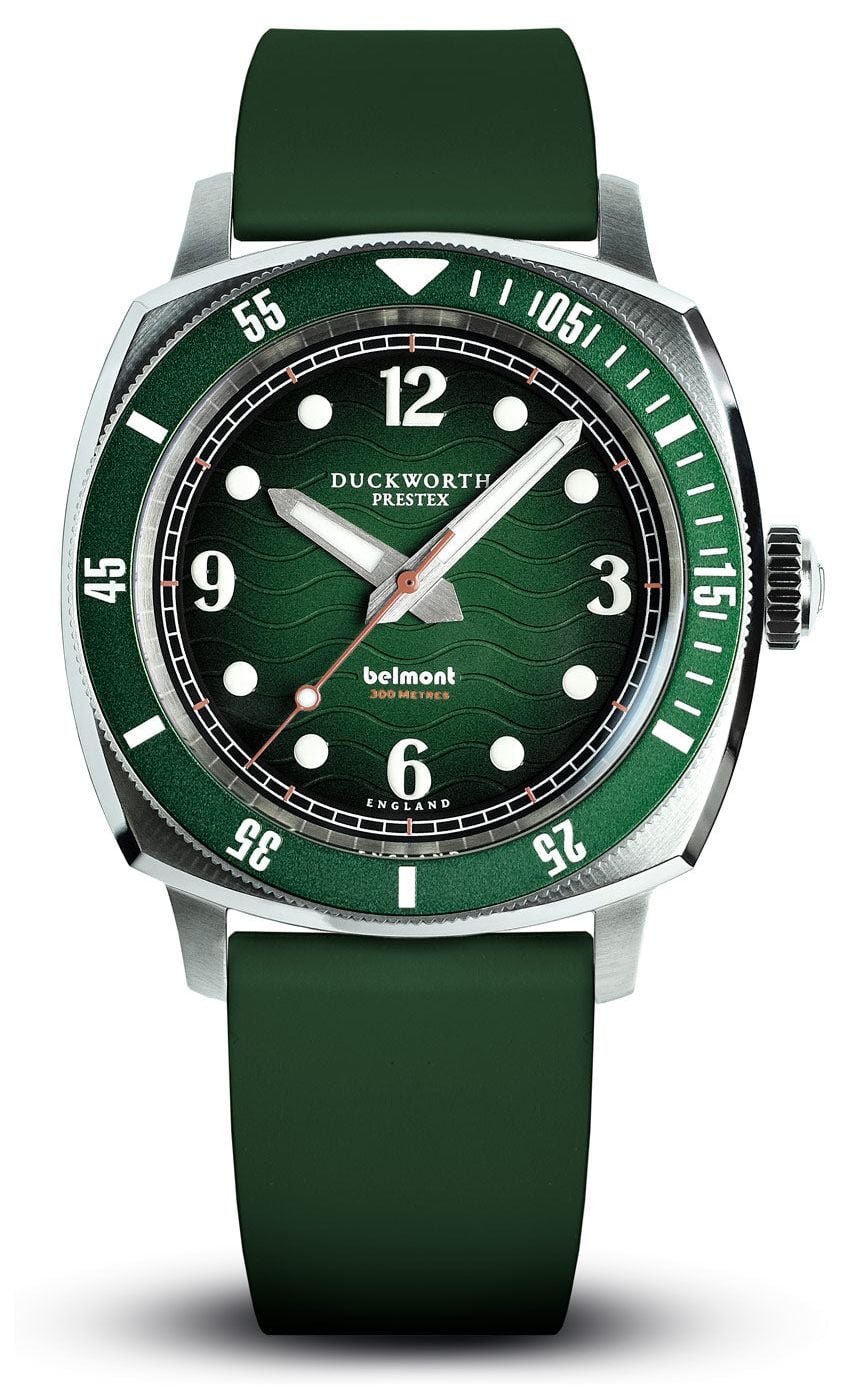 Duckworth Prestex Mens Belmont 42mm Green Dial  Green Watch
