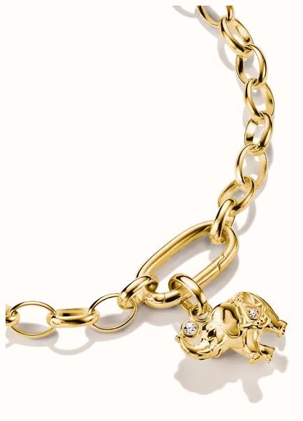 Thomas Sabo Women Thomas Sabo Elephant Gold Charm Connect Pendant CC1327-M05-14 - alternative Ansicht 2