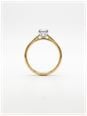 James Moore & Co 0.59ct Round Brilliant Natural Diamond 18ct Yellow Gold Solitaire Ring J68708 - alternatieve weergave 3