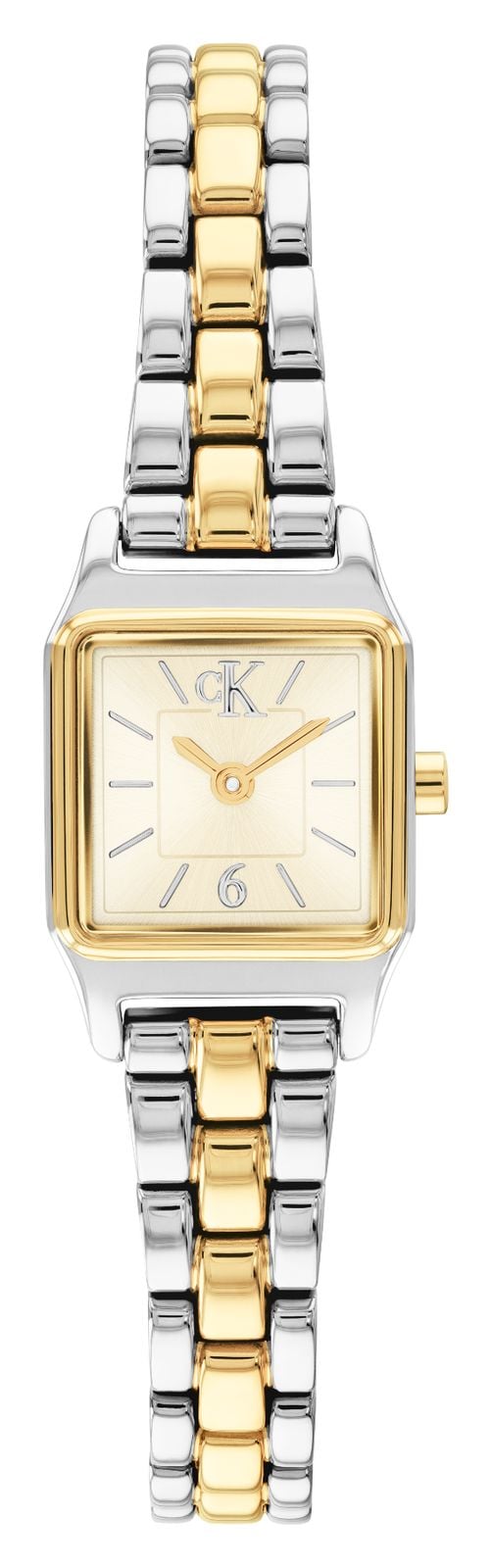 Calvin Klein Cadran or Ã  forme douce (16mm) / bracelet en montre