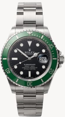 Pre-owned Oyster Perpetual Submariner 'Kermit' (40mm) Black Dial / Stainless Steel Bracelet Watch JMP-925200