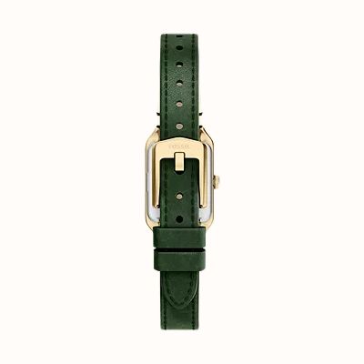 Fossil Raquel 18 mm Three-Hand Green Leather Watch ES5531 - alternatieve weergave 2