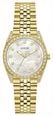 Guess Ladies Jada White Mother of Pearl Dial Gold-Tone Stainless Steel Bracelet GW1099L2