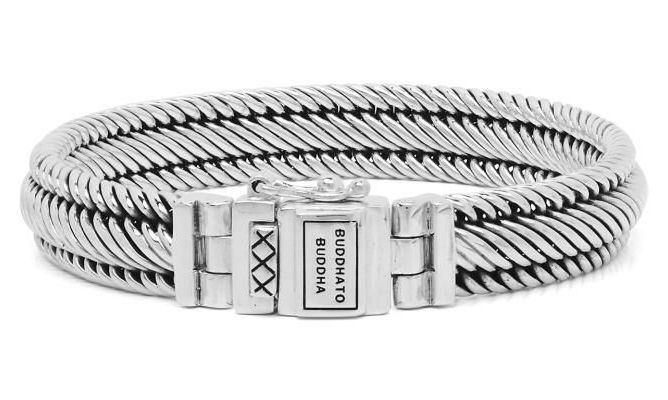 Buddha To Buddha Edwin Xs Bracelet Silver J155 - (Size E) Jewellery-image