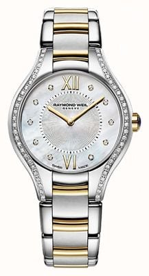 Raymond Weil Femme Bicolore Noemia 62 Diamant Nacre De Perle 5124-SPS-00985