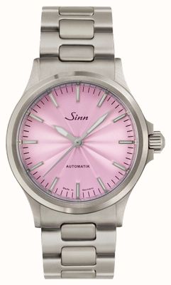 Sinn Edición limitada 556 'One of 300' (38,5 mm), esfera guilloché malva / brazalete de eslabones en H de acero inoxidable 556.0124 H-LINK