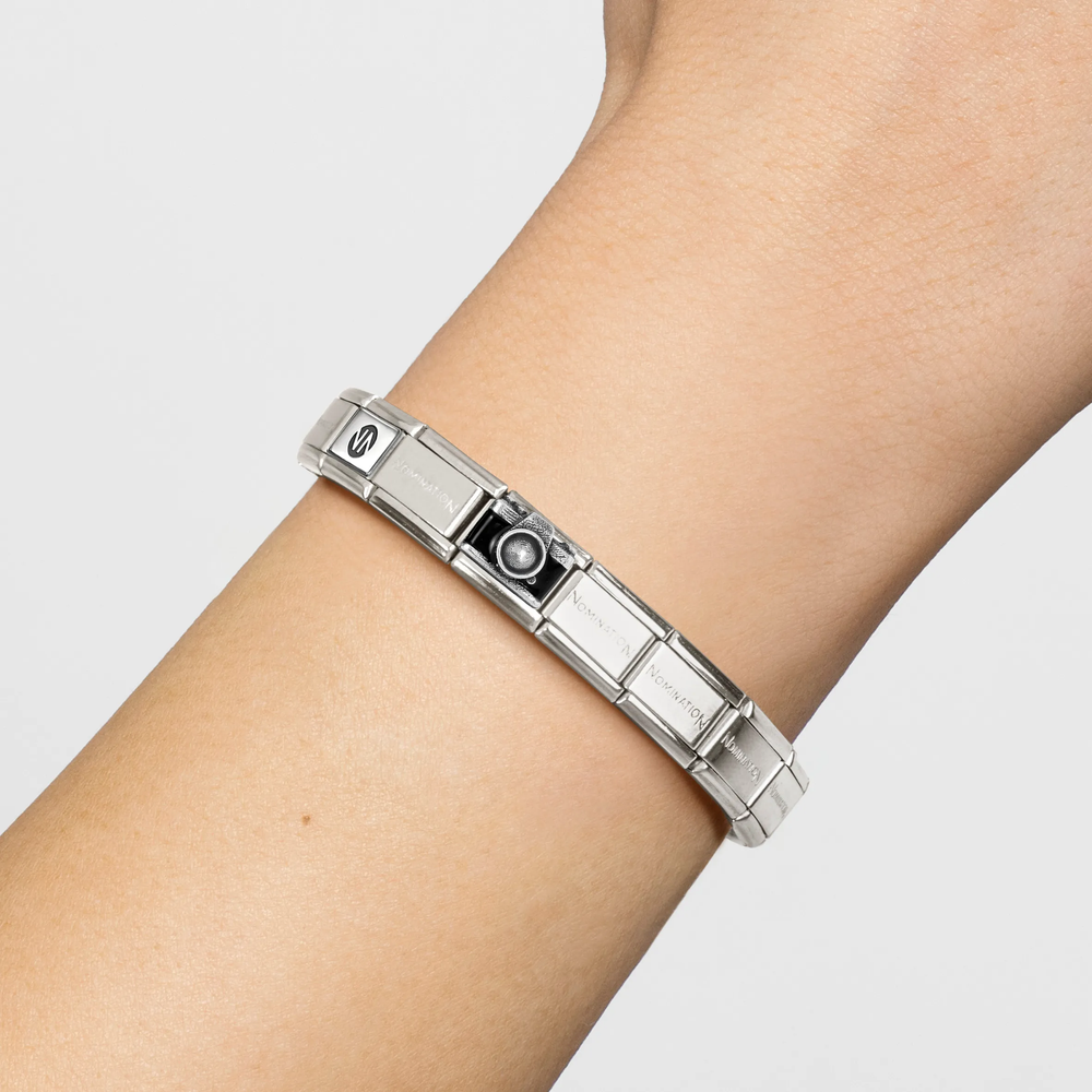 Nomination Classic Camera Black Enamel Sterling Silver Charm 330204/44 - vista alternativa 2