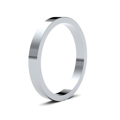 James Moore Wedding Ring | 钯 | 2.5毫米 | 中号 | 扁平尺寸 | ag_2.5lmf-pd AG_2.5LMF-PD