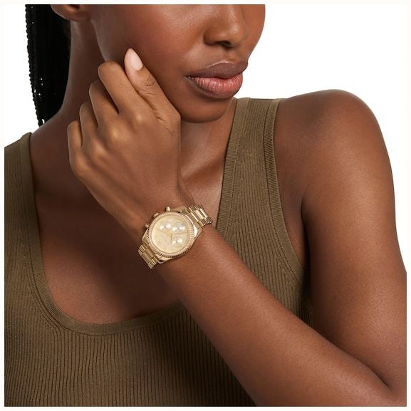 Michael Kors Michael Kors Lexington Women's Chronograph Gold Tone Dial & Gold Tone Bracelet Watch MK7672 - alternate view 5