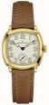 Hamilton American Classic Cushion Mechanical (30mm) Sandblasted Beige Dial / Brown Leather Strap Watch H36119520