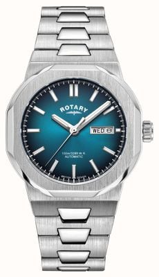Rotary Sport Automatic (40mm) Teal Sunray Fumé Dial / Stainless Steel Bracelet EX-DISPLAY GB05490/73 EX-DISPLAY