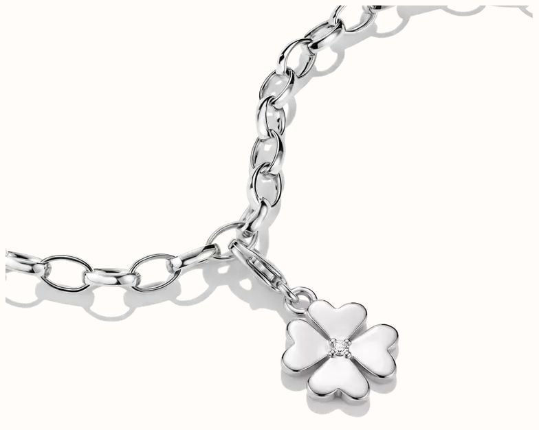 Thomas Sabo Cloverleaf Charm With White Zirconia – Original 2248-M02-14 - vista alternativa 2