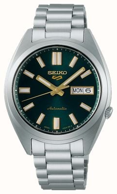 Seiko Collezione 5 sports snxs vintage gold in "cravatta verde" SRPL57K1