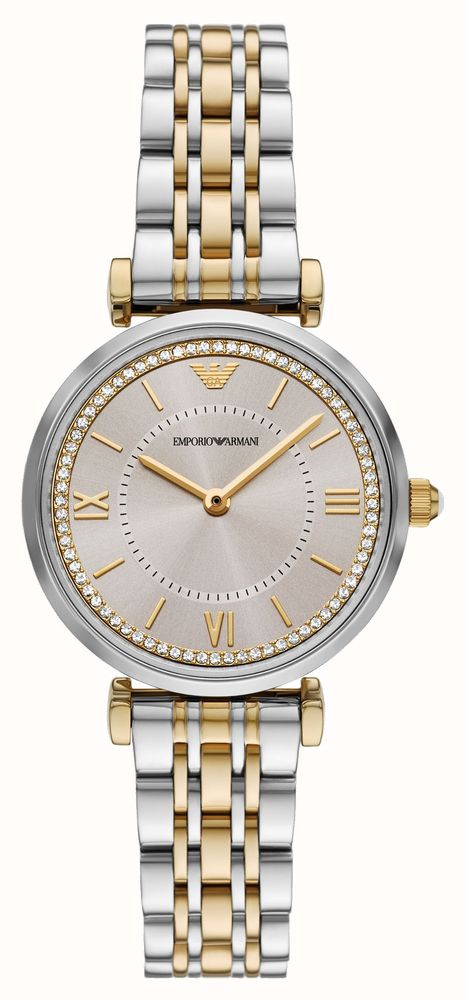 Emporio Armani Two-Hand Two-Tone Stainless Steel Emporio Armani Women main image 4