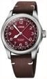 ORIS x Cervo Volante Big Crown Pointer Date Automatic (40mm) Burgundy Dial / Dark Brown Leather Strap Watch 01 754 7785 4038-SET