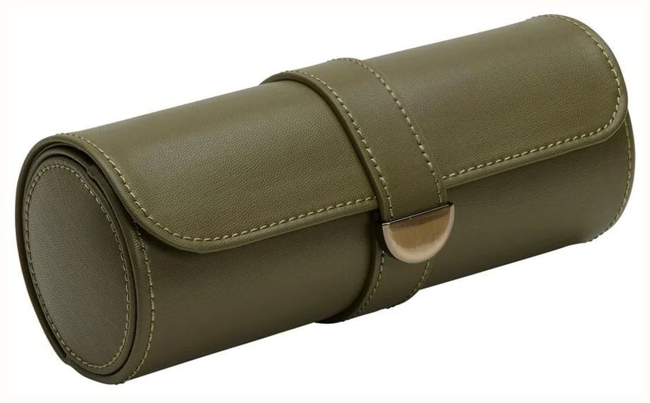 WOLF 90th Anniversary Earth Triple Watch Roll - Olive 190641 - widok alternatywny 2