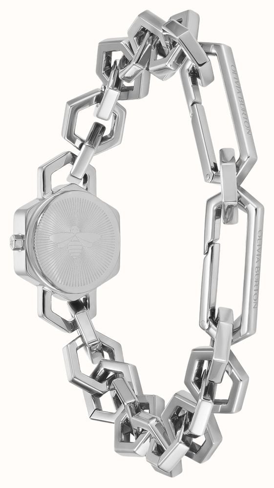 Olivia Burton 20mm Hex Link Mini Silver Bracelet 24000393 - alternative Ansicht 4