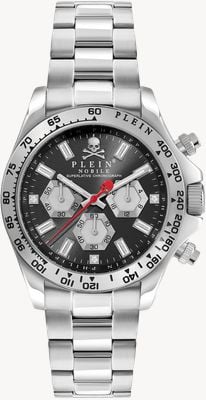 Philipp Plein PLEIN NOBILE Quartz Chronograph (43mm) Grey Sunray Dial / Stainless Steel Bracelet PWGHA0326