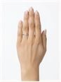 0.29ct Pear Natural Diamond Platinum Solitaire Ring J65914 - alternate view 4
