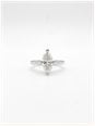 1.01ct Marquise Natural Diamond Platinum Solitaire Ring ENG33735