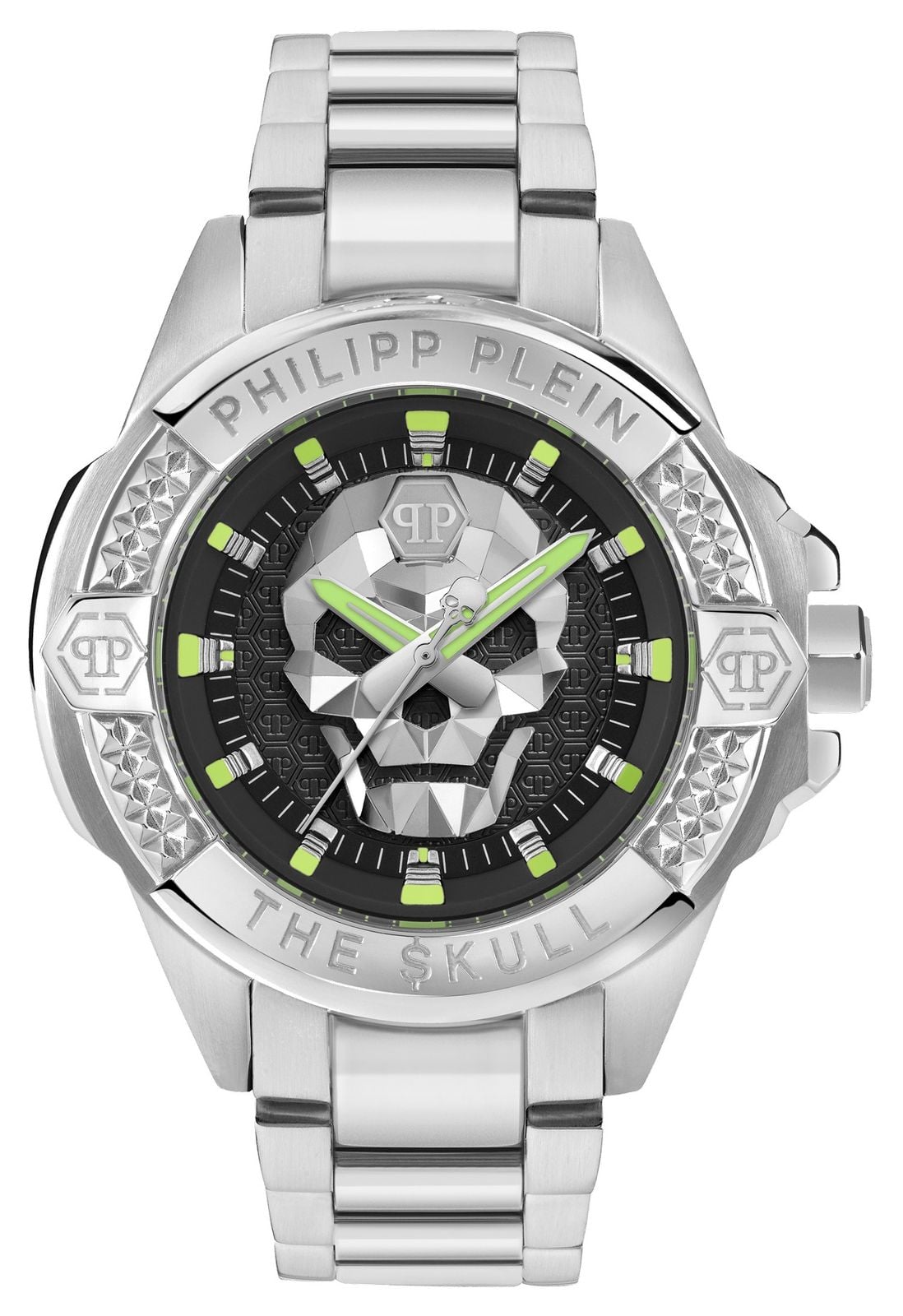 Philipp Plein High-conic - le $kull (44 mm) cadran noir et montre