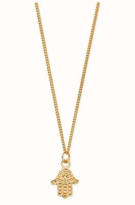 ChloBo MAN Curb Chain Hamsa Necklace - Gold Plated GNCC1615M