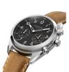 Customer picture of Kronaby Apex Hybrid-Smartwatch (43 mm), schwarzes Zifferblatt / braunes italienisches gewachstes Wildlederarmband S3112/1