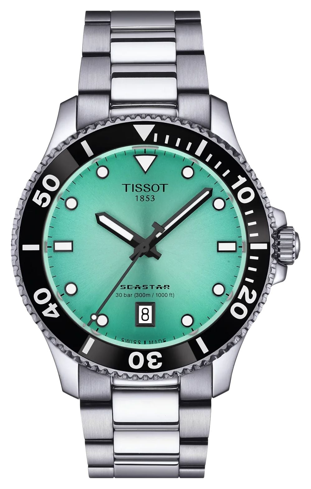 Tissot Seastar 1000 quartz (40 mm) cadran turquoise montre