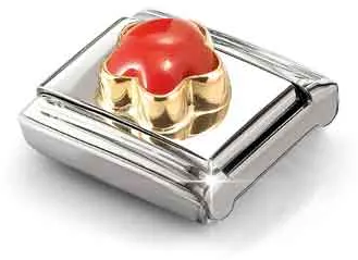 Nomination Classic Red Coral Flower Charm 030522/11 - vista alternativa 2