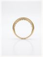 1.03ct Round Brilliant Natural Diamond 9ct Yellow Gold Half Eternity Ring J82244 - alternate view 3