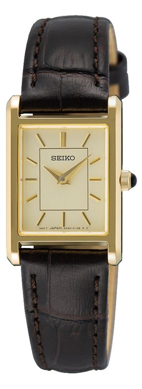Seiko classique (19,6 mm), cadran champagne / montre