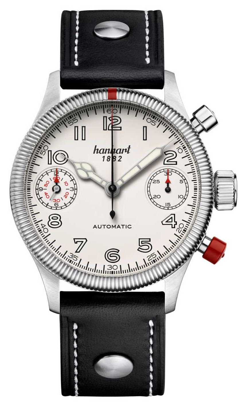 Hanhart Chronographe automatique Pioneer Twindicator (45 mm montre