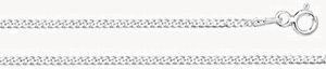 Silver Flat Curb Fine Chain G1325/20