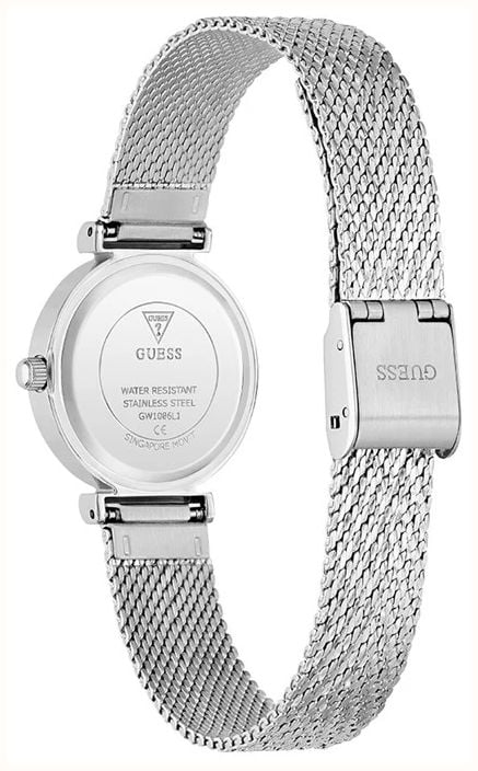 Guess Womens Louisa Silver-Tone Sunray Dial Silver-Tone Mesh Bracelet GW1086L1 - альтернативный вид 3