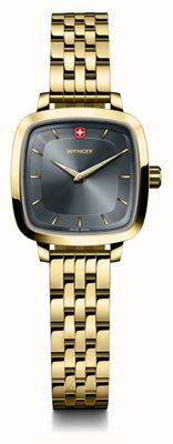 Wenger Women's Vintage Classic (27mm) Grey Dial / Gold-Tone Stainless Steel Bracelet 01.1911.106