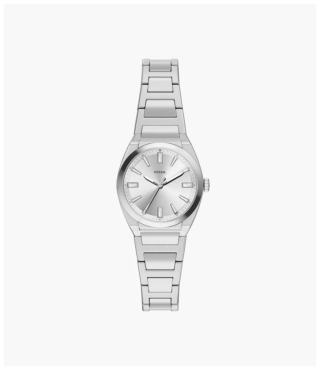 Fossil Fossil Everett 27 mm trois aiguilles acier montre