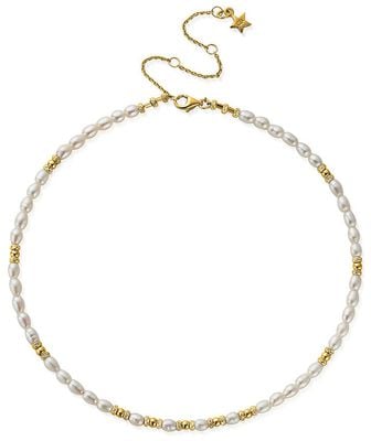 ChloBo Pearl Choker Necklace Gold-Plated Sterling Silver GNPCHOKER
