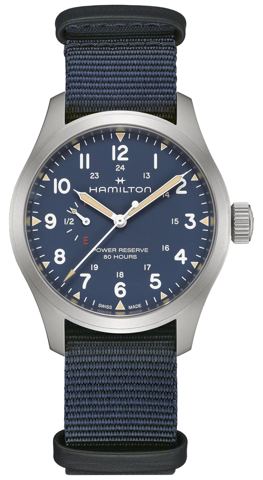 Hamilton mÃ©canique Khaki Field avec rÃ©serve de montre