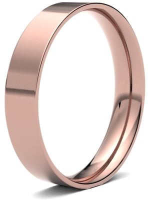 James Moore Wedding Rings | 9ct Rose Gold | 4mm | Light | Flat Court | AG_4GLE-9R