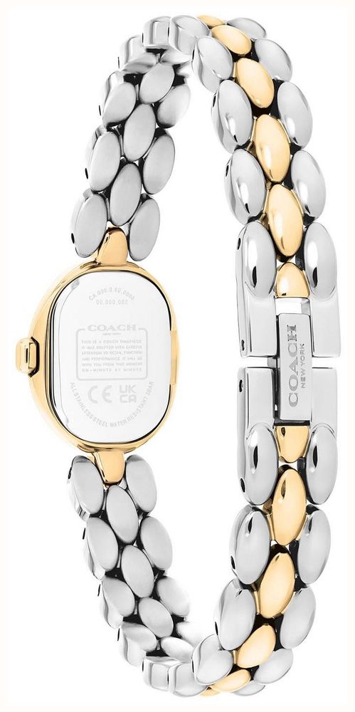 Coach Sammy Mini 18mm Stainless Steel and Yellow Gold Plated Ladies Watch 14504738 - 別ビュー 3