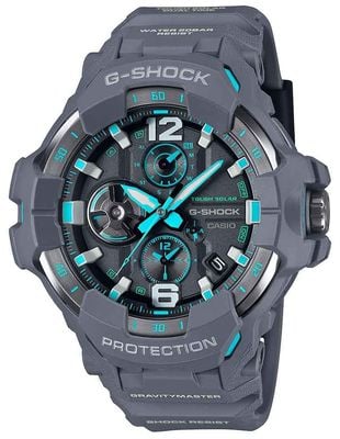 Casio G-Shock GRAVITYMASTER (54.7mm) Black Dial / Grey Resin Strap GR-B300-8A2ER